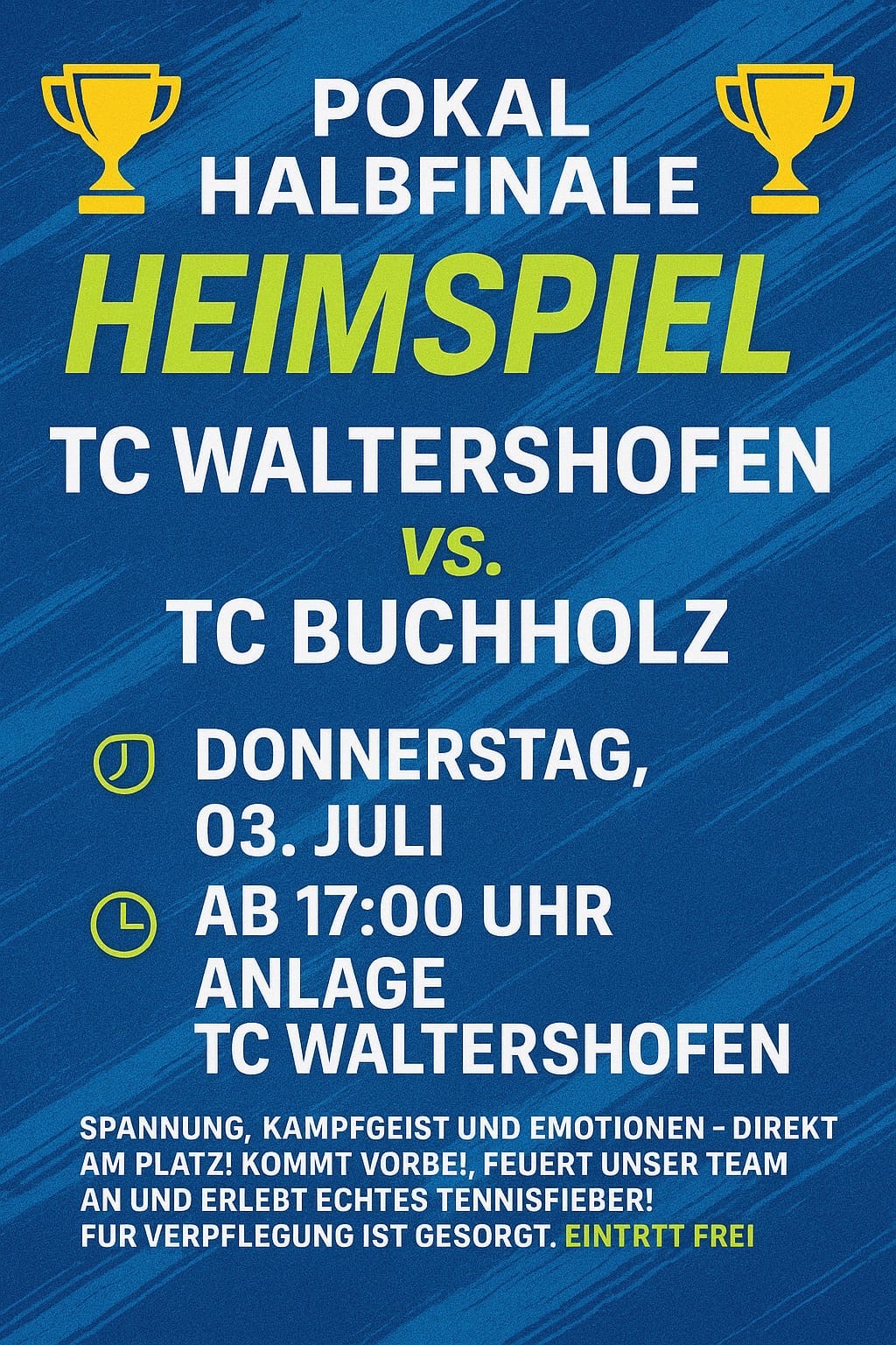 Mehr über den Artikel erfahren Pokal Halbfinale H40