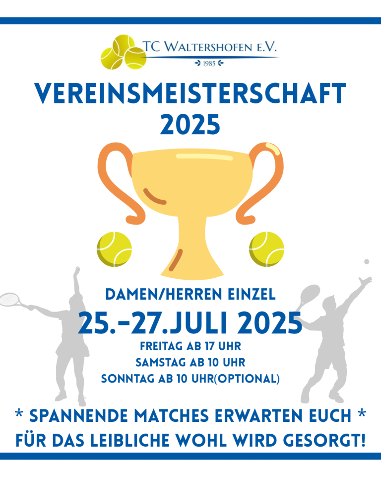 Vereinsmeisterschaften 2025